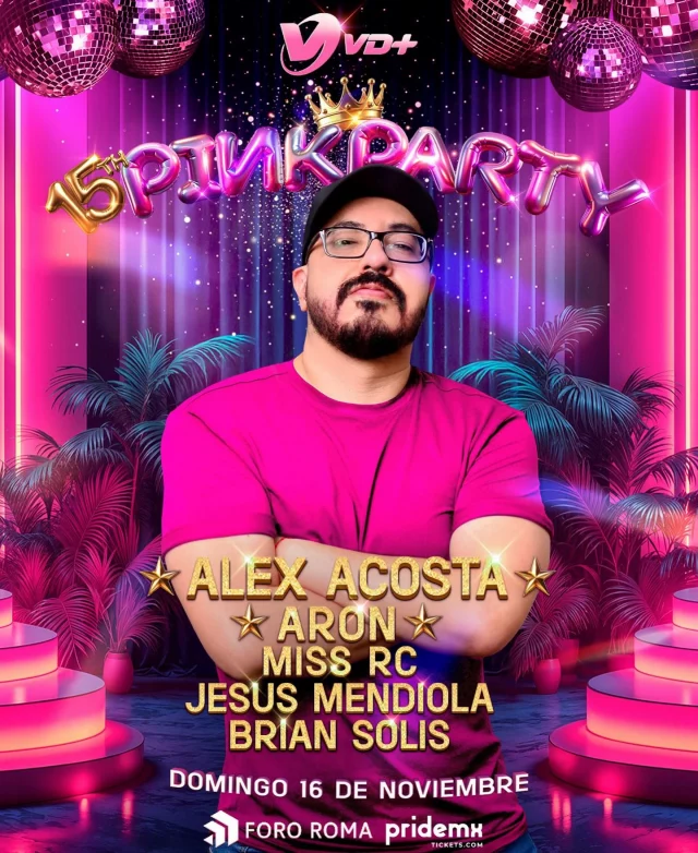 CIUDAD DE MEXICOOOO!!! Contento de regresar a una de las fiestas más emblemáticas, nos vemos el domingo 16 de noviembre en LA PINK PARTY! Espero ver a todos en el Dancefloor 🔥🙌🏼

#djalexacosta #aaontour #vdmas #pinkparty #cdmx